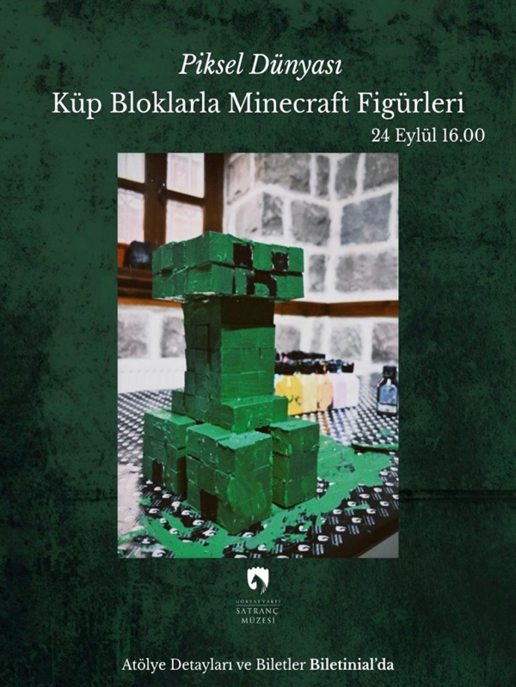 Piksel Dünyası: Küp Blokları Minecraft Figürleri
