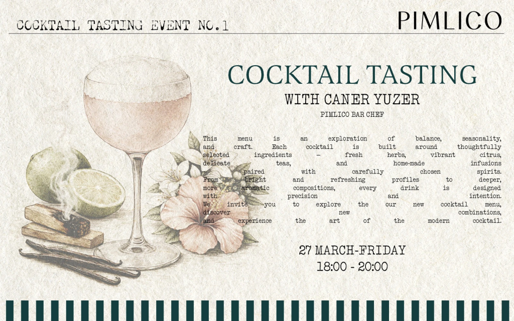 Pimlico Cocktail Tasting