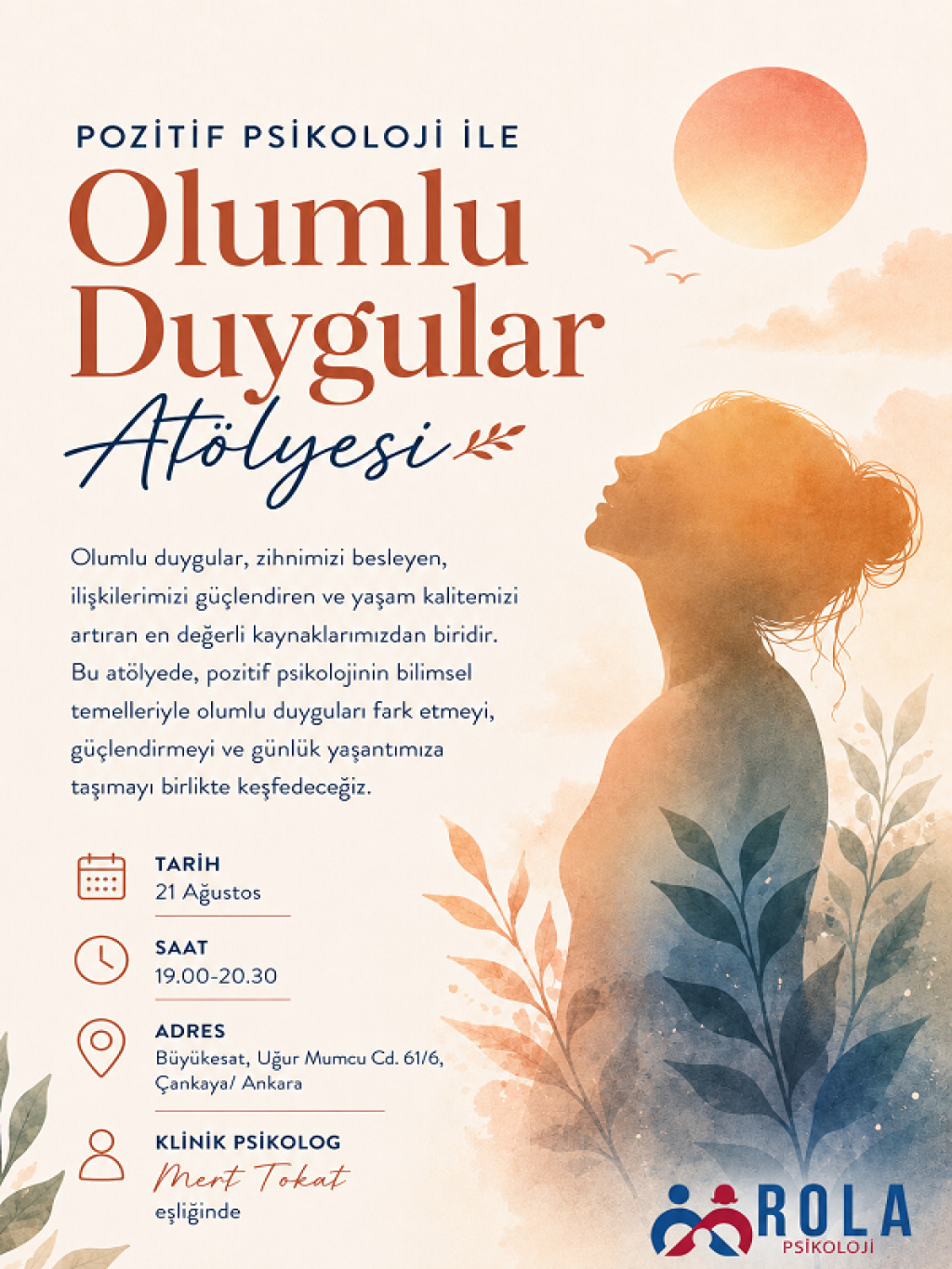 Pozitif Psikoloji ile Olumlu Duygular Atölyesi