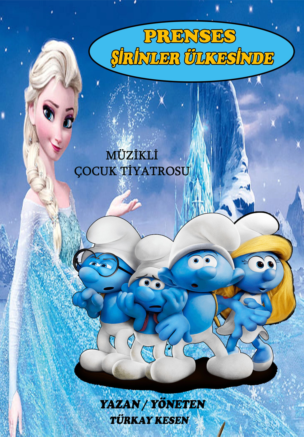 Prenses Elsa Şirinler Ülkesinde Çocuk