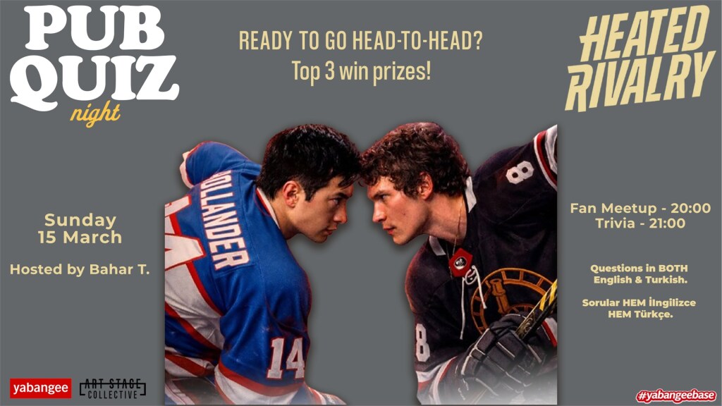 Pub Quiz Night on Heated Rivalry (TV Show): Questions in both English and Turkish