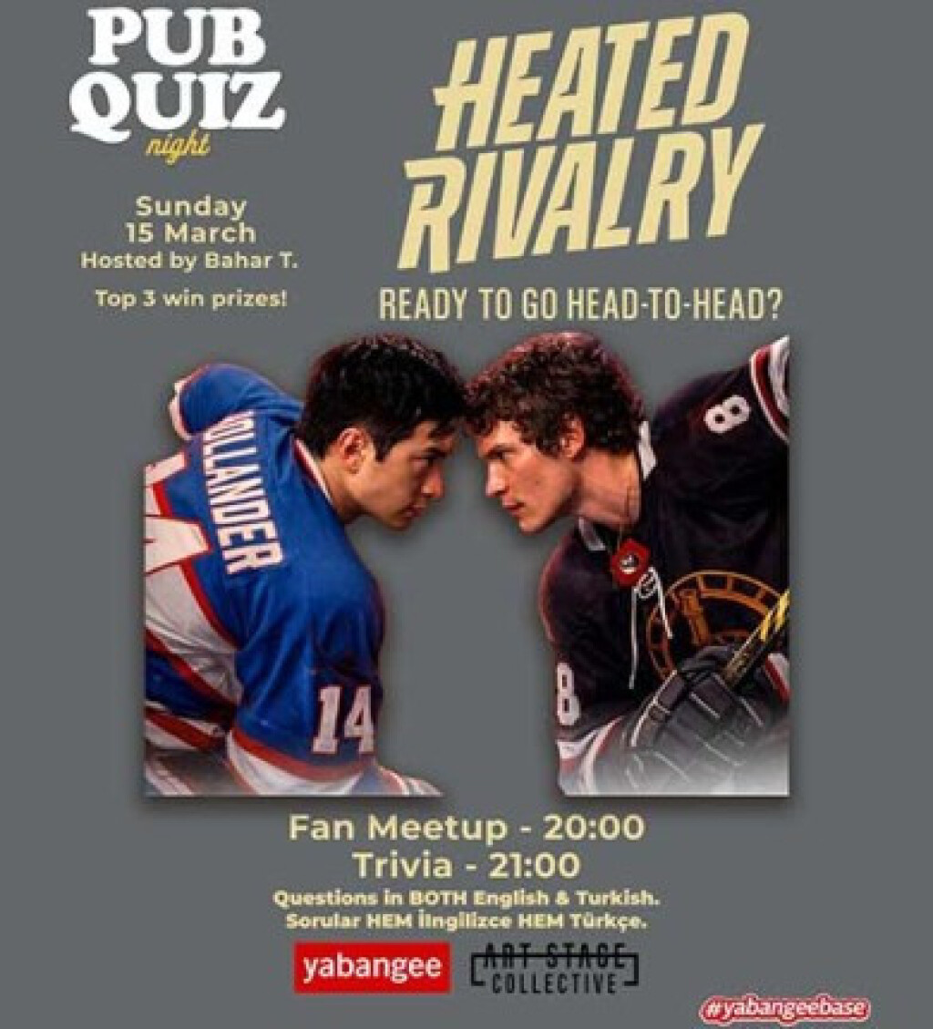 Pub Quiz Night on Heated Rivalry (TV Show): Questions in both English and Turkish