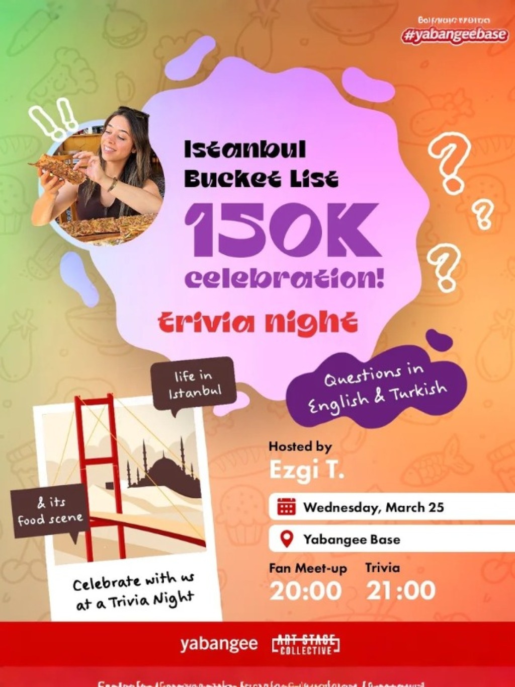 Pub Quiz Night with Istbucketlist: Life in Istanbul & the Food Scene (+ Celebrating 150k followers!)