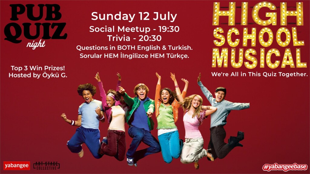 Pub Quiz on High School Musical: Questions in English & Turkish