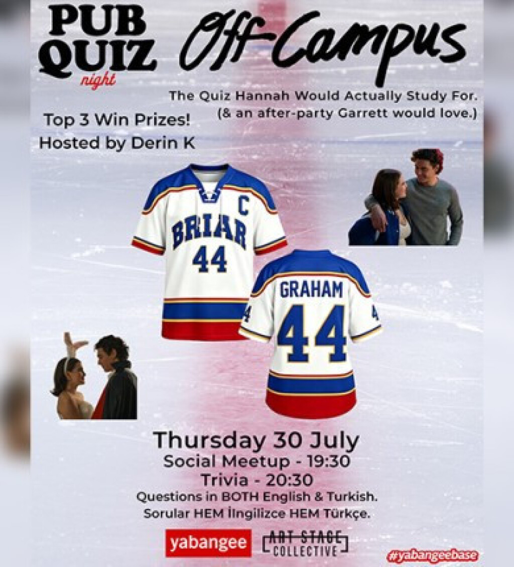 Pub Quiz on Off-Campus: Questions in English & Turkish