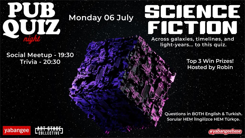 Pub Quiz on Science Fiction: Questions in English & Turkish