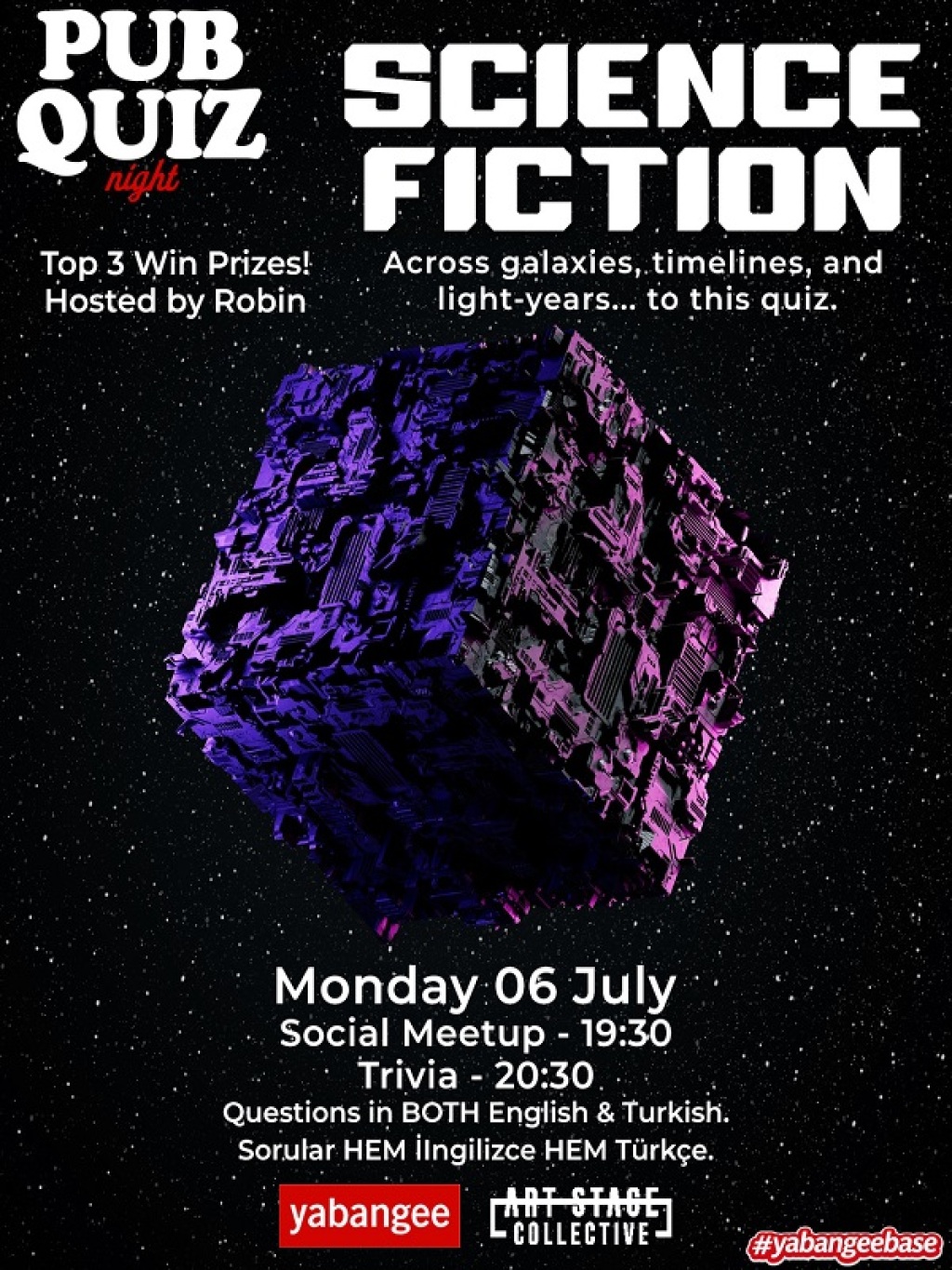 Pub Quiz on Science Fiction: Questions in English & Turkish