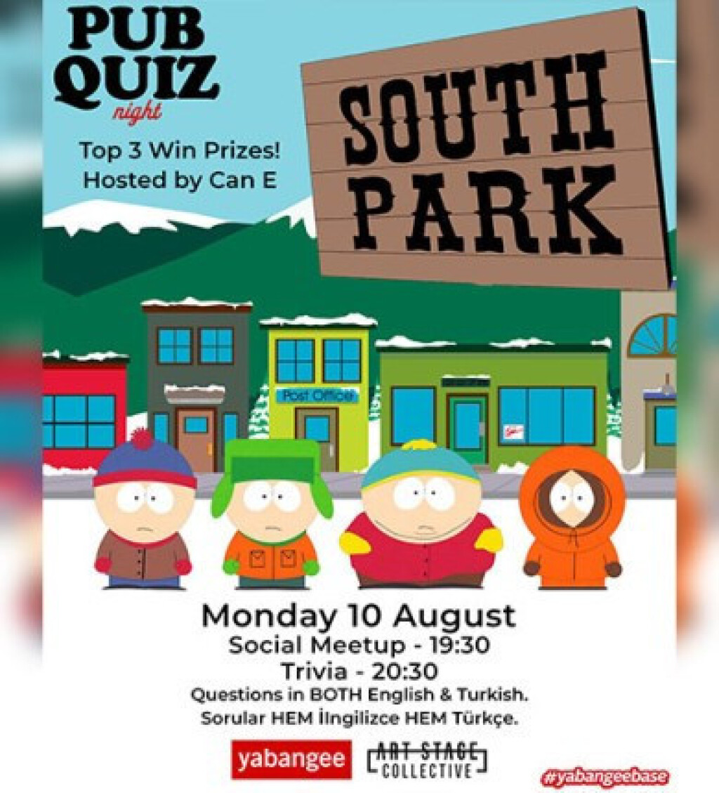 Pub Quiz on South Park: Questions in English and Turkish