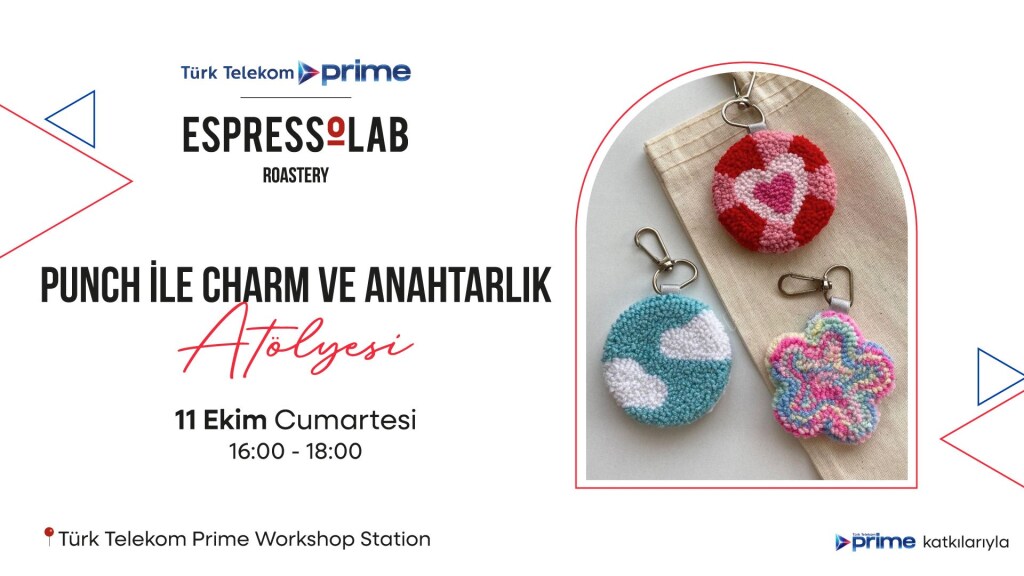 Punch ile Çanta Charmı & Anahtarlık Atölyesi