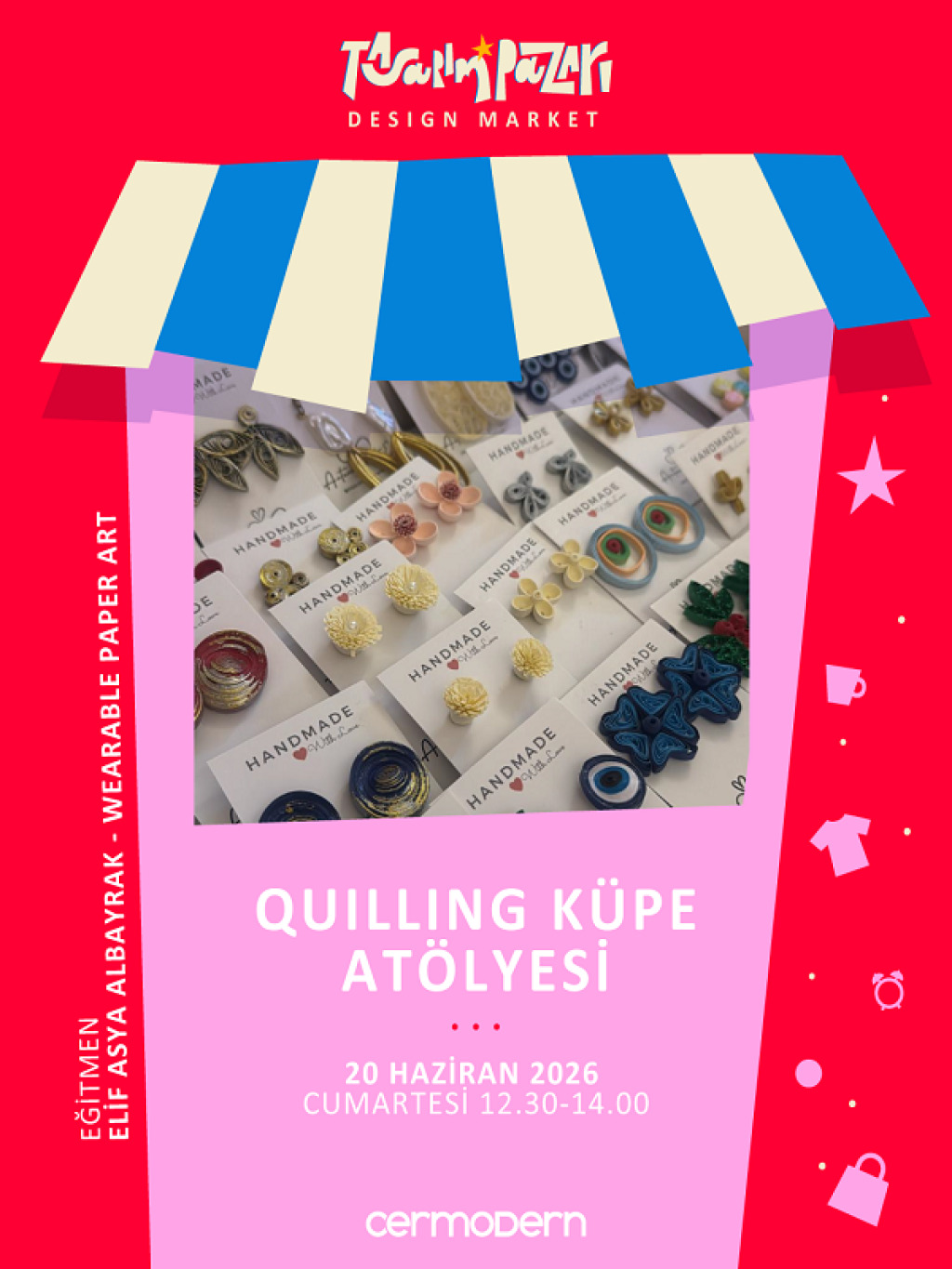 Quilling Küpe Workshopu