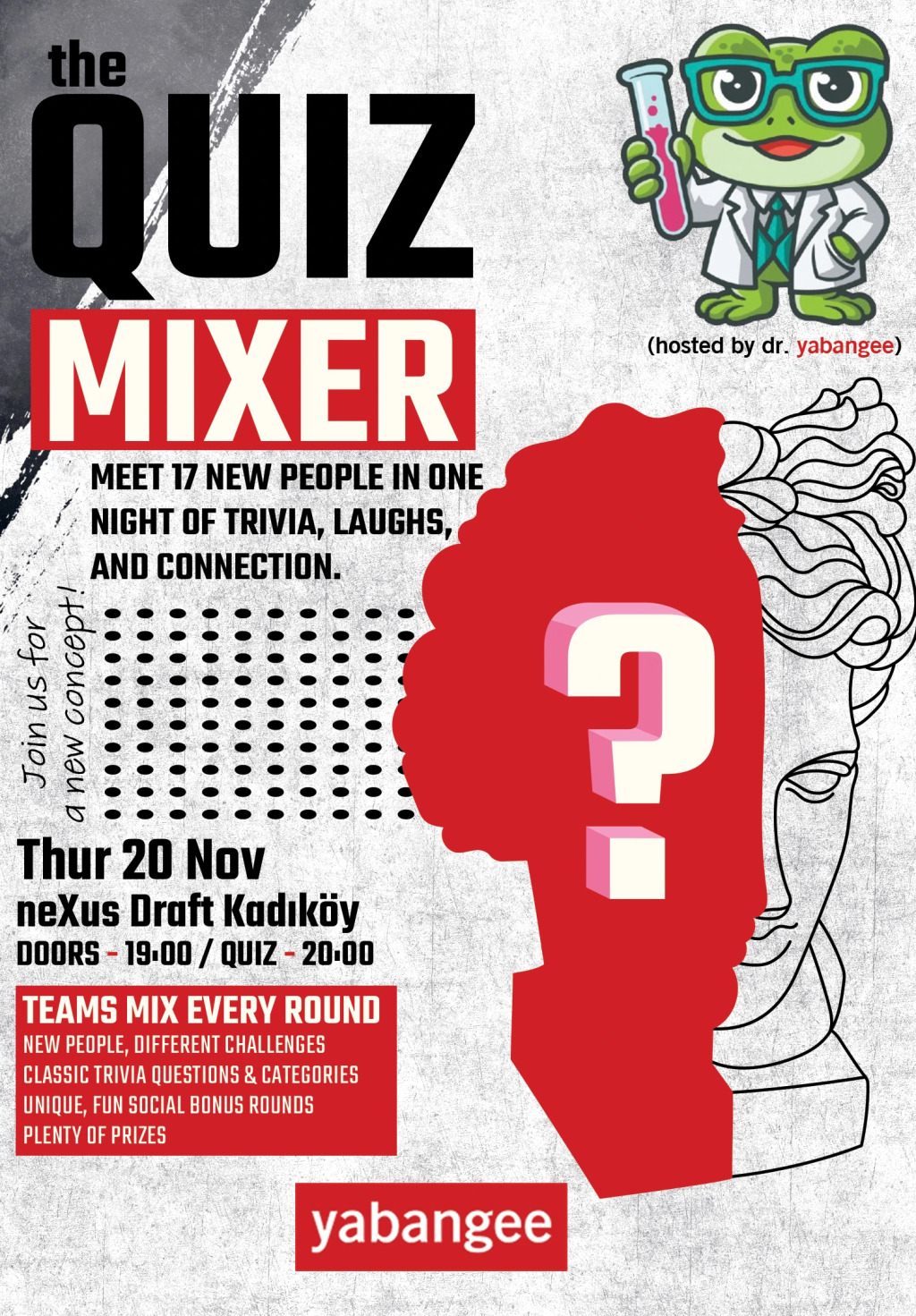 Quiz Mixer #2: Meet 17 New People & Compete!