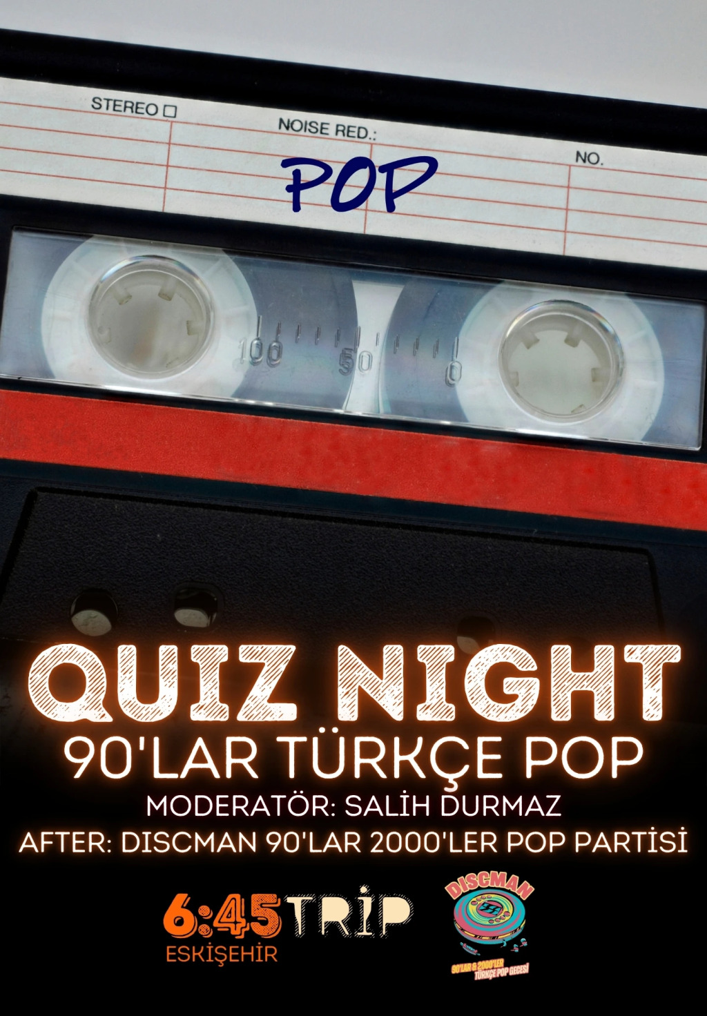 Quiz Night – 90'lar Türkçe Pop