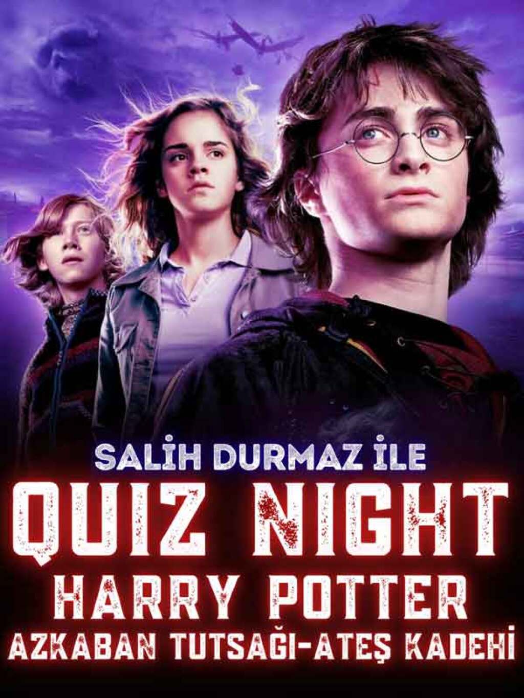 Quiz Night – Harry Potter (Azkaban Tutsağı ve Ateş Kadehi Filmleri)