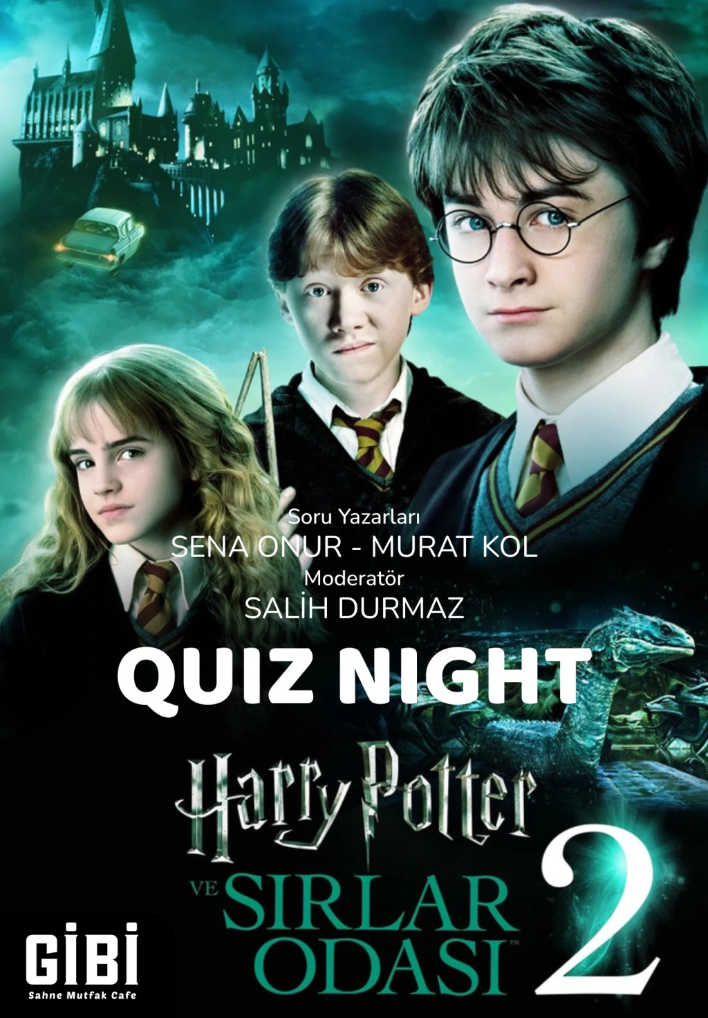 Quiz Night: Harry Potter ve Sırlar Odası