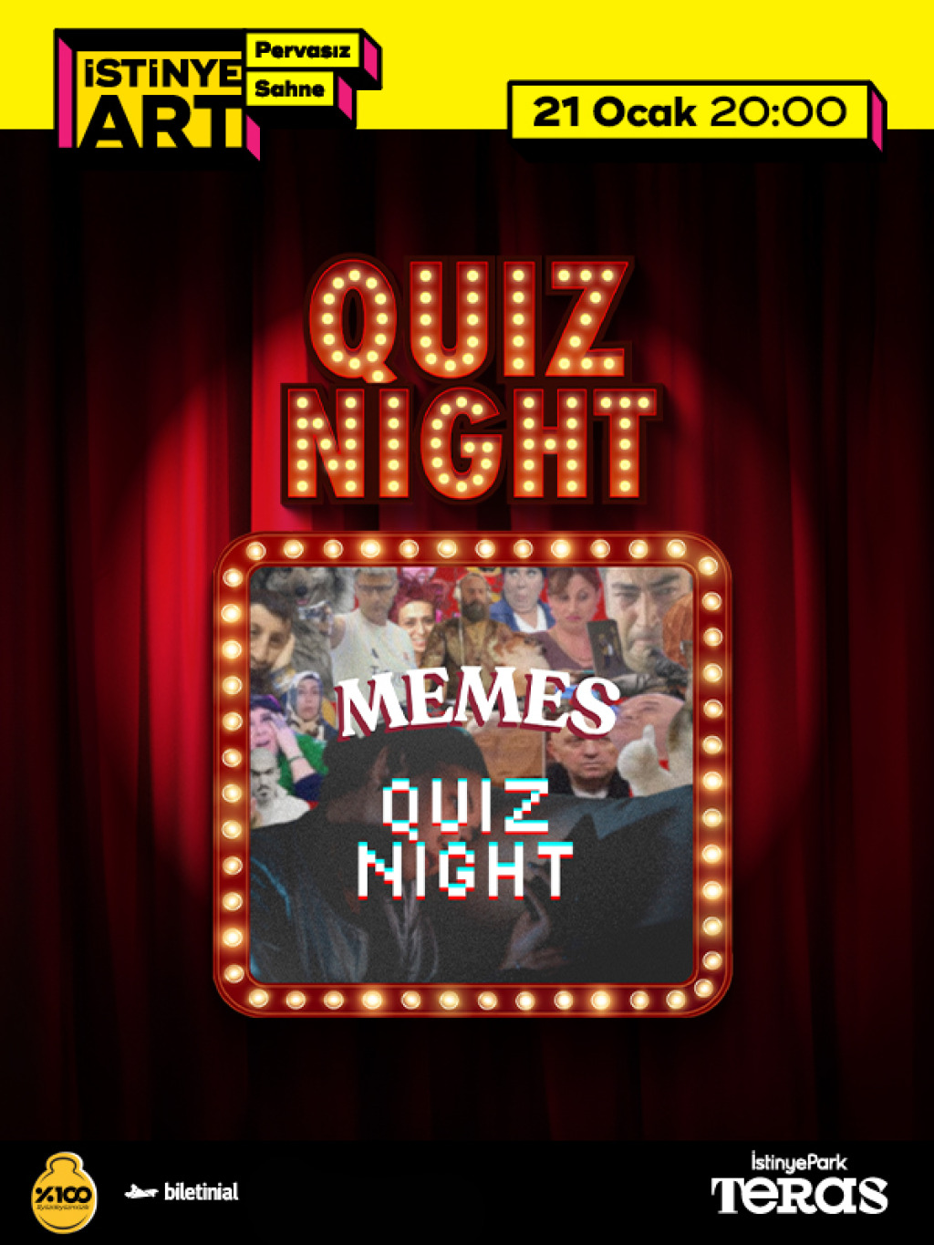 Quiz Night (Memes Quiz: Ekran Süresi Uzun Olan Kazanır!)