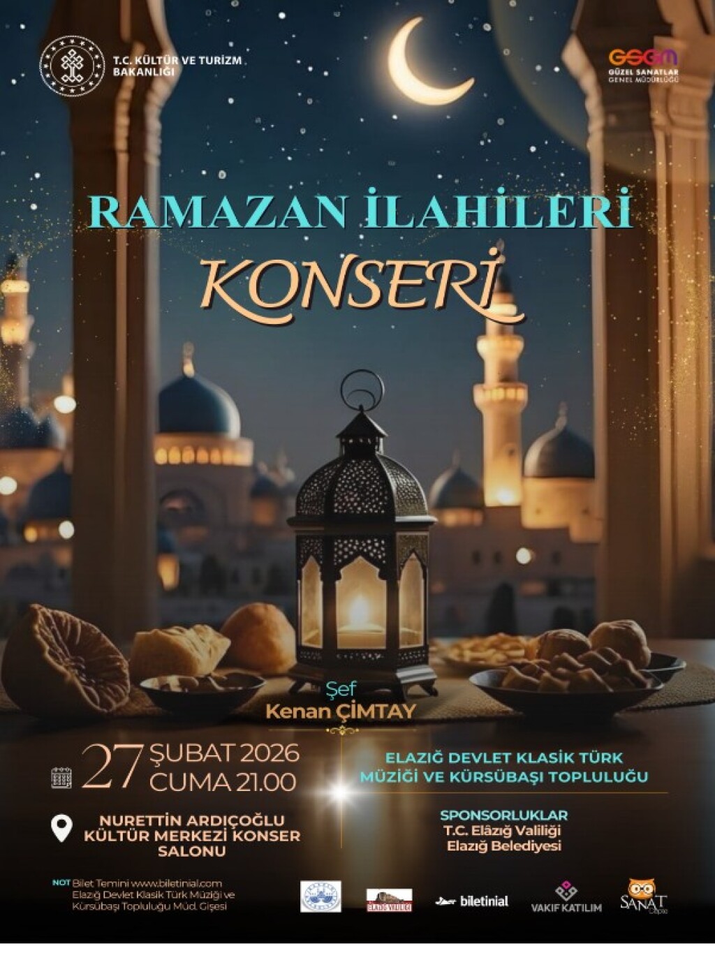 Ramazan İlahileri Konseri - Elazığ Devlet Klasik Türk Müziği ve Kürsübaşı Topluluğu