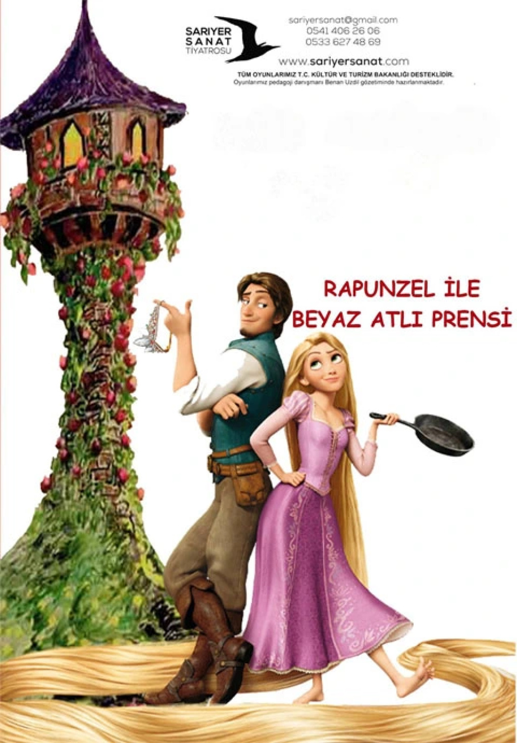 Rapunzel ile Beyaz Atlı Prensi Çocuk