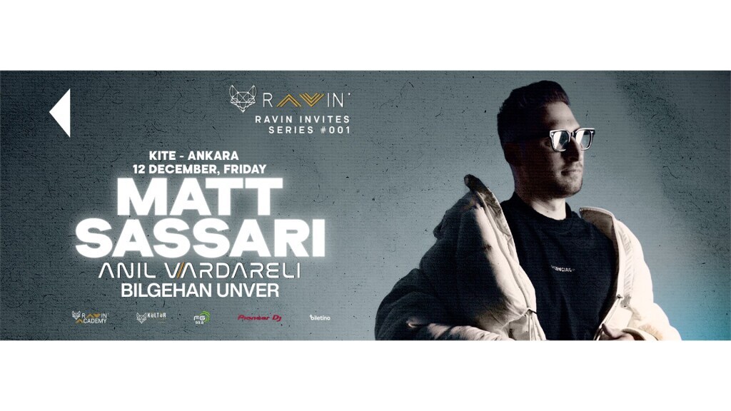 Ravin Invites Series 002 — Matt Sassari X Anıl Vardareli X Bilgehan Ünver