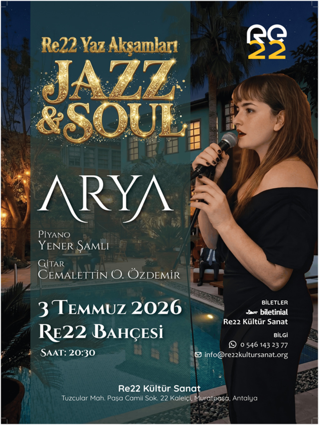 "Re22 YAZ AKŞAMLARI Başlıyor - Jazz & Soul"