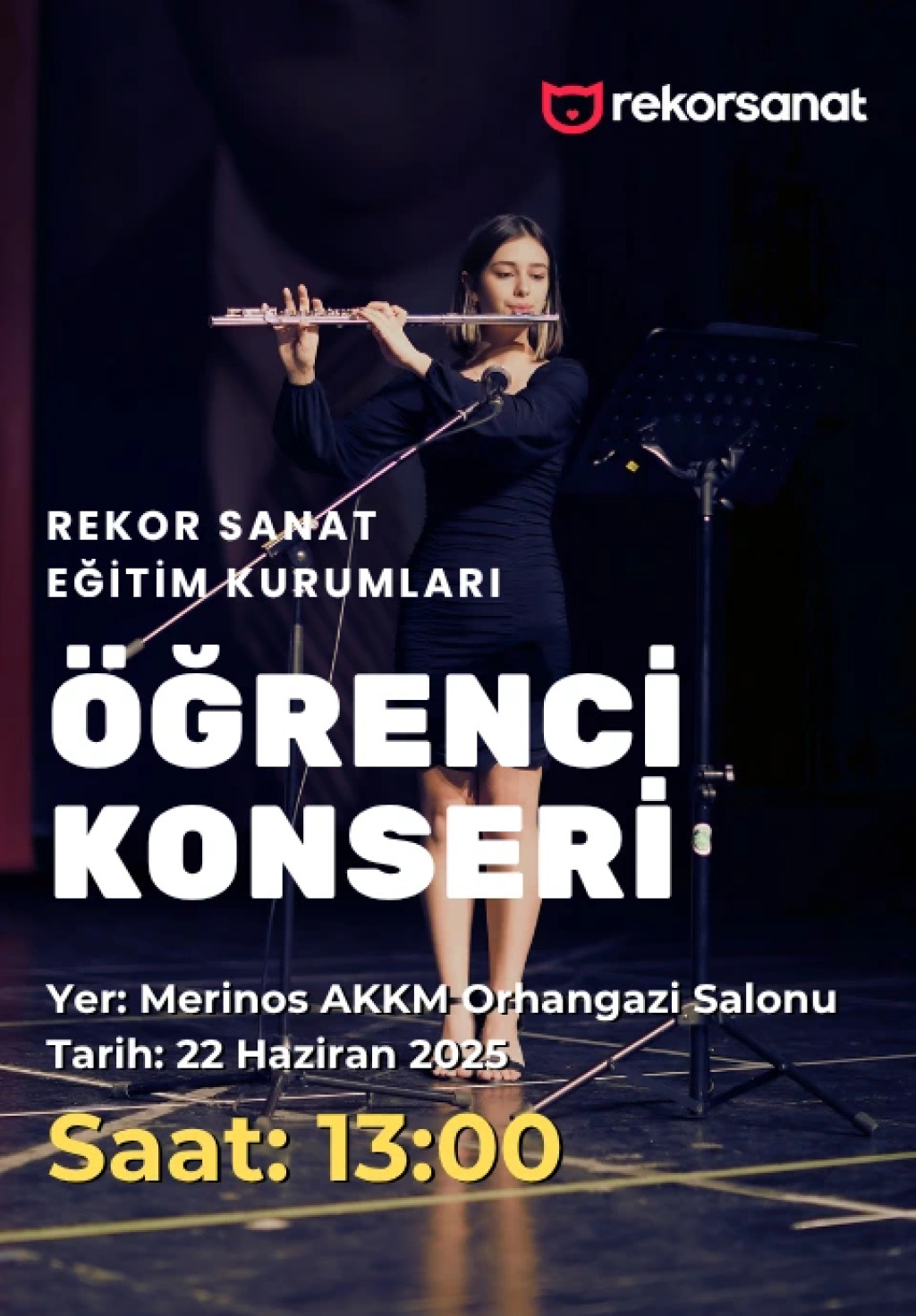 Rekor Sanat Öğrenci Konseri Saat 13:00