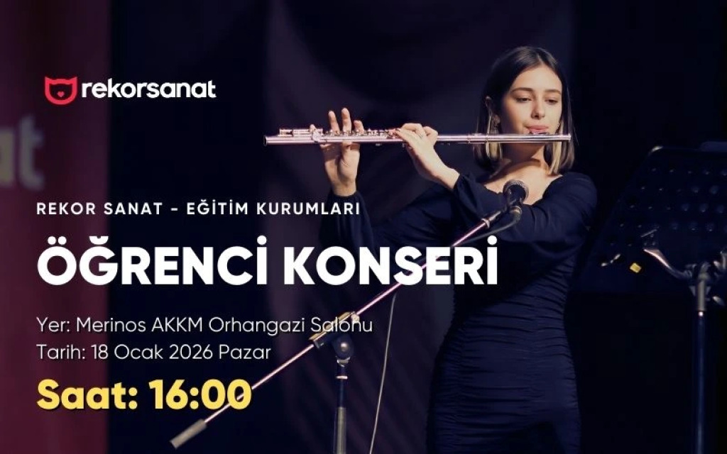 Rekor Sanat Öğrenci Konseri Saat 16:00