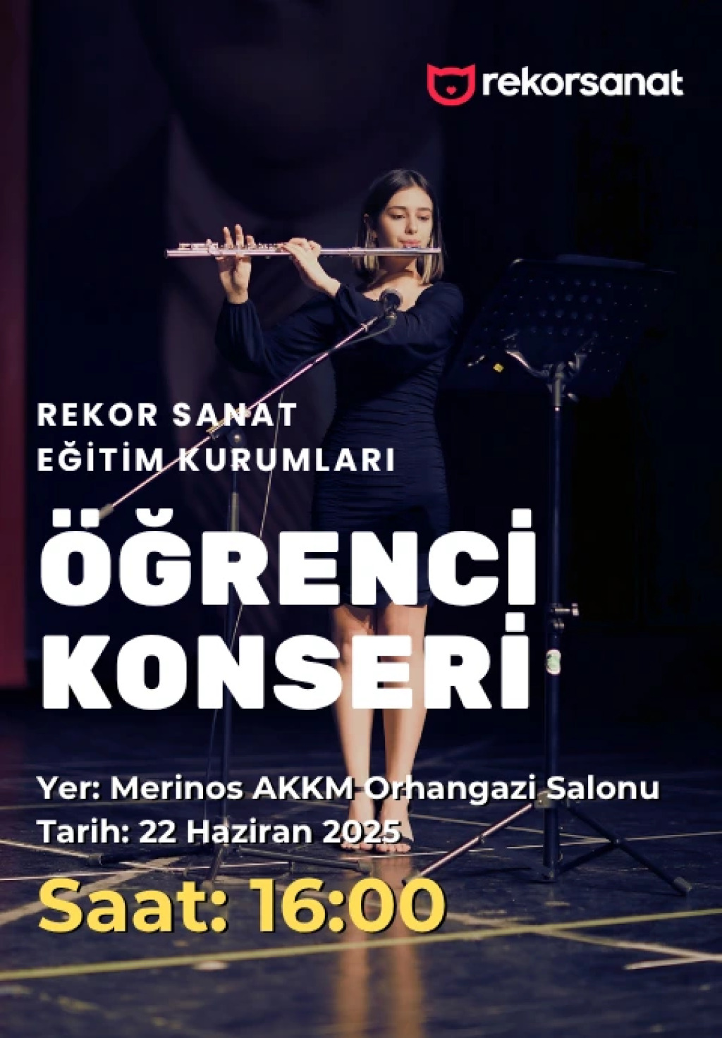 Rekor Sanat Öğrenci Konseri Saat 16:00