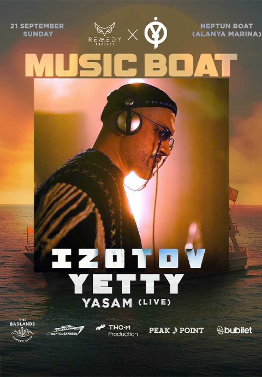 REMEDY PROJECT PRESENTS | MUSIC BOAT