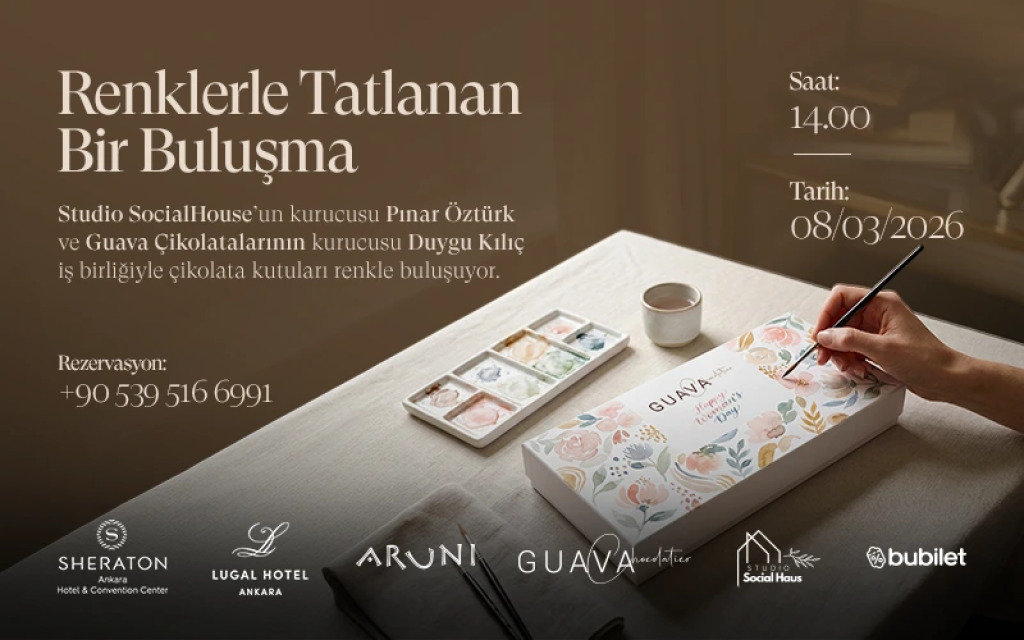 Renklerle Tatlanan Bir Buluşma - Çikolata Kutusu Boyama