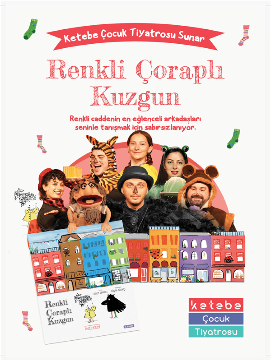 Renkli Çoraplı Kuzgun