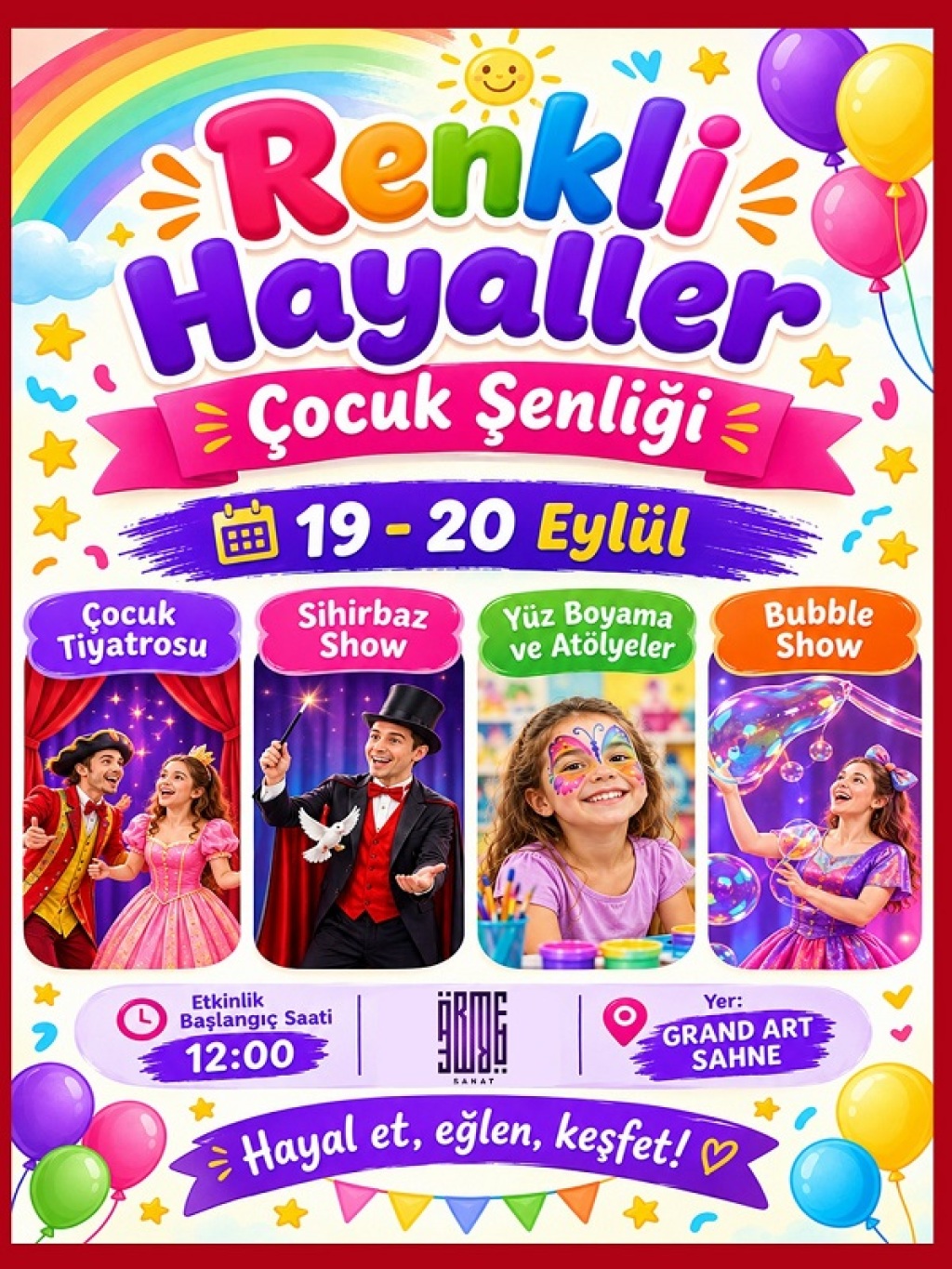 Renkli Hayaller Çocuk Şenliği