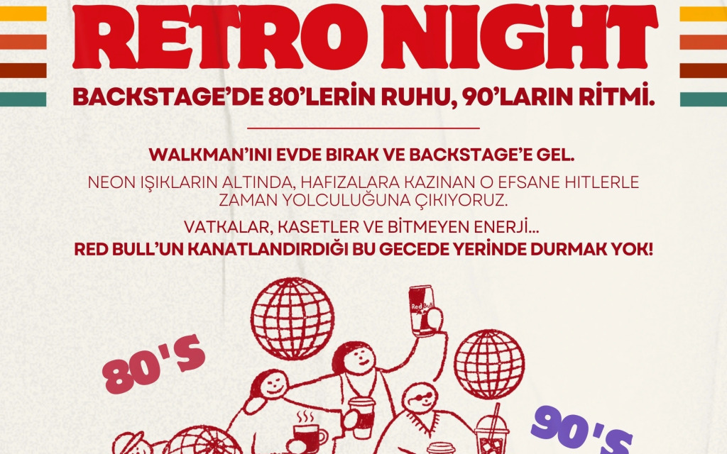 Retro Night 80'ler 90'lar Ritmi