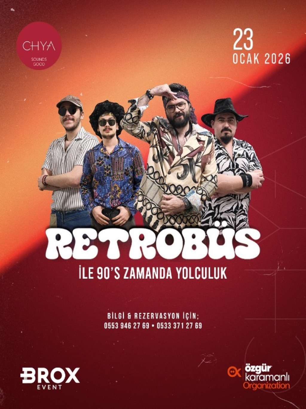 Retrobüs 90's zamanda Yolculuk