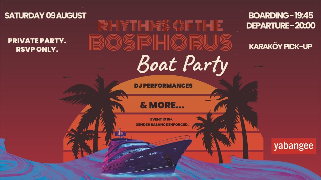 Rhythms of the Bosphorus: Moonlight Boat Party!