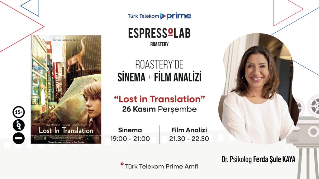 Roastery'de Sinema ve Film Analizi: Lost in Translation