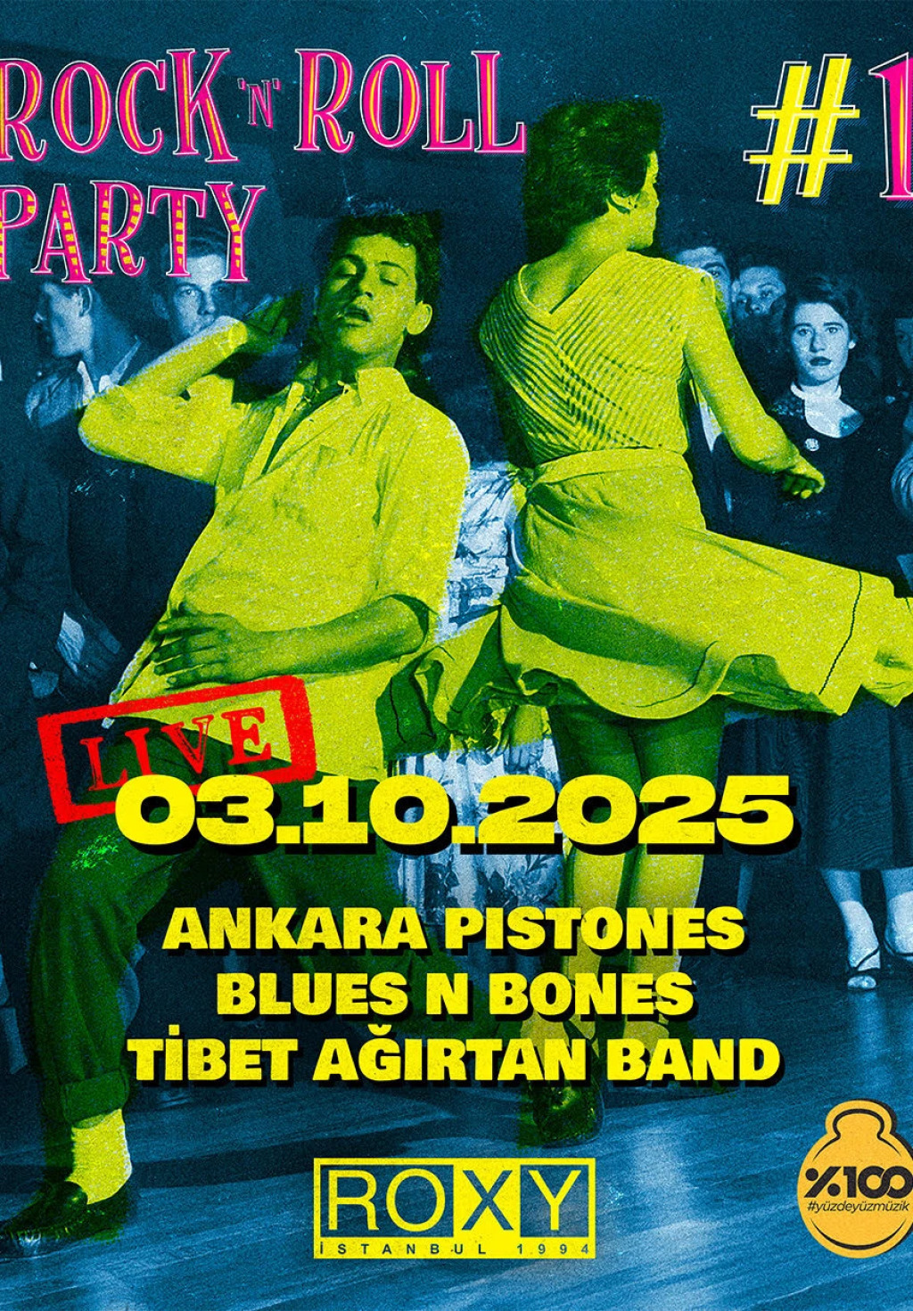 Rock'n Roll Party No:1: Ankara Pistones - Blues And Bones - Tibet Ağırtan Band