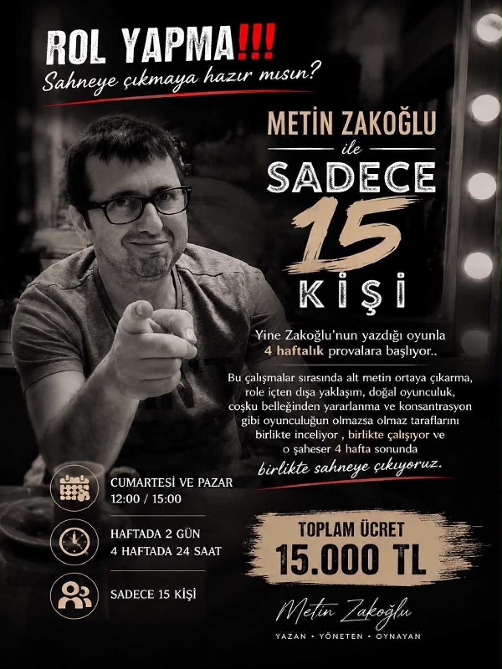 Rol Yapma / Oyun Çıkarma Atölyesi