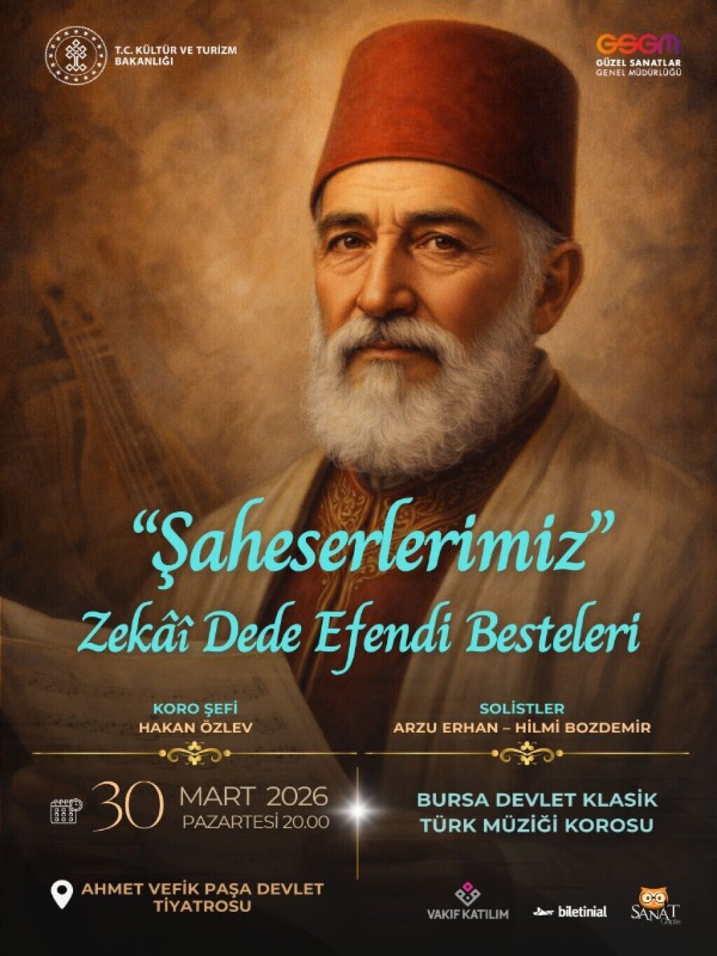 "Şaheserlerimiz" Zekâi Dede Efendi - Bursa Devlet Klasik Türk Müziği Korosu