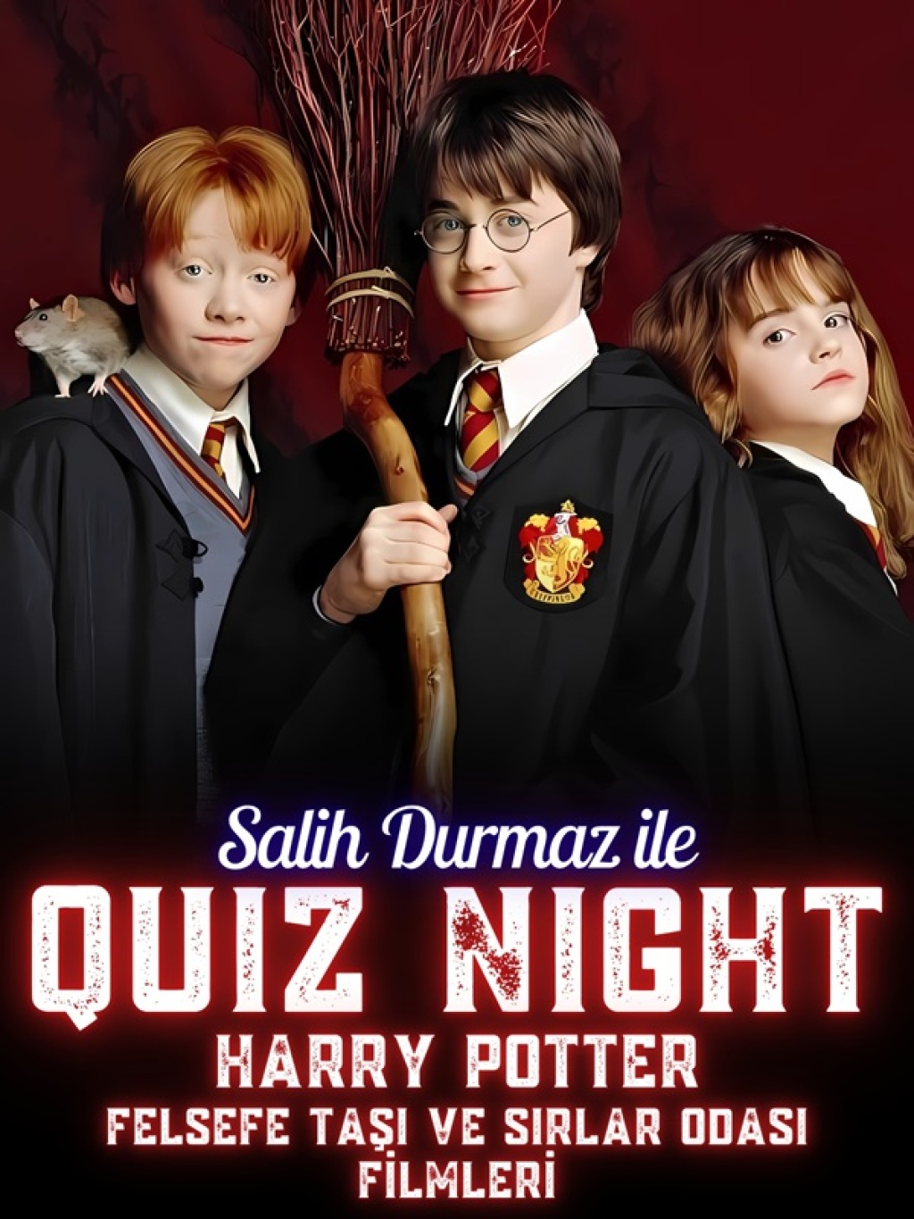 Salih Durmaz ile Quiz Night - Harry Potter (Felsefe Taşı ve Sırlar Odası Filmleri)
