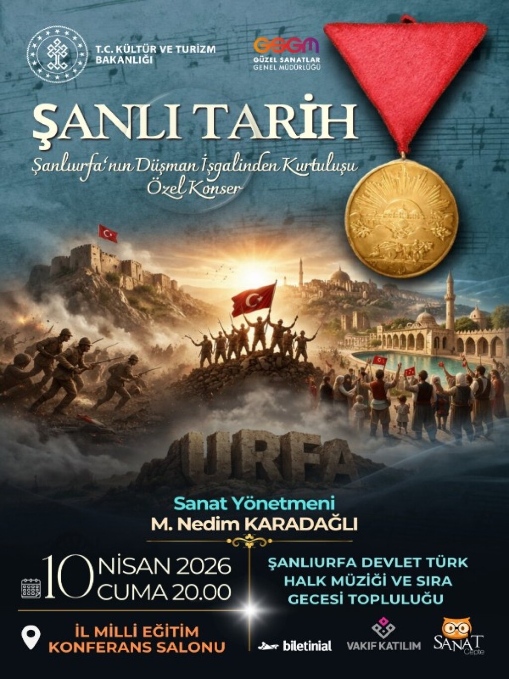 Şanlı Tarih - Şanlıurfa Devlet Türk Halk Müziği ve Sıra Gecesi Topluluğu