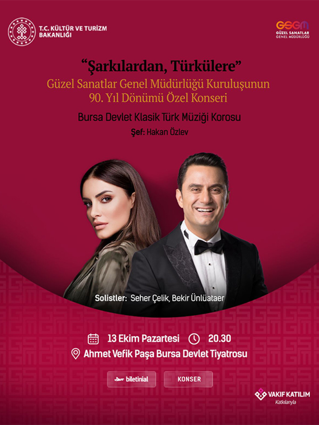 Şarkılardan, Türkülere - Bursa Devlet Klasik Türk Müziği Korosu