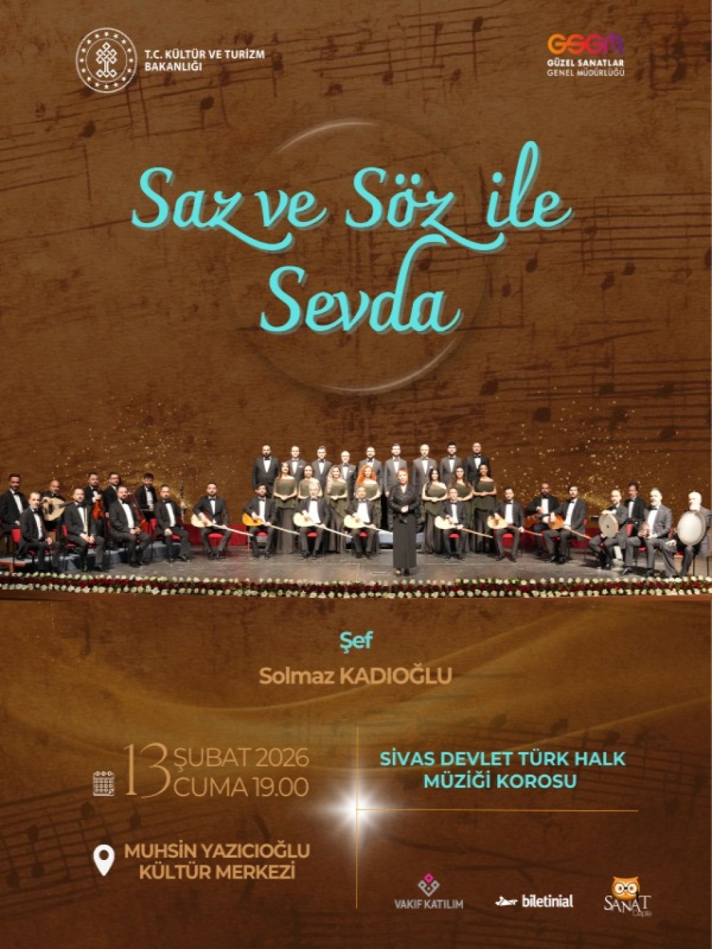 Saz ve Söz ile Sevda Konseri - Sivas Devlet Türk Halk Müziği Korosu