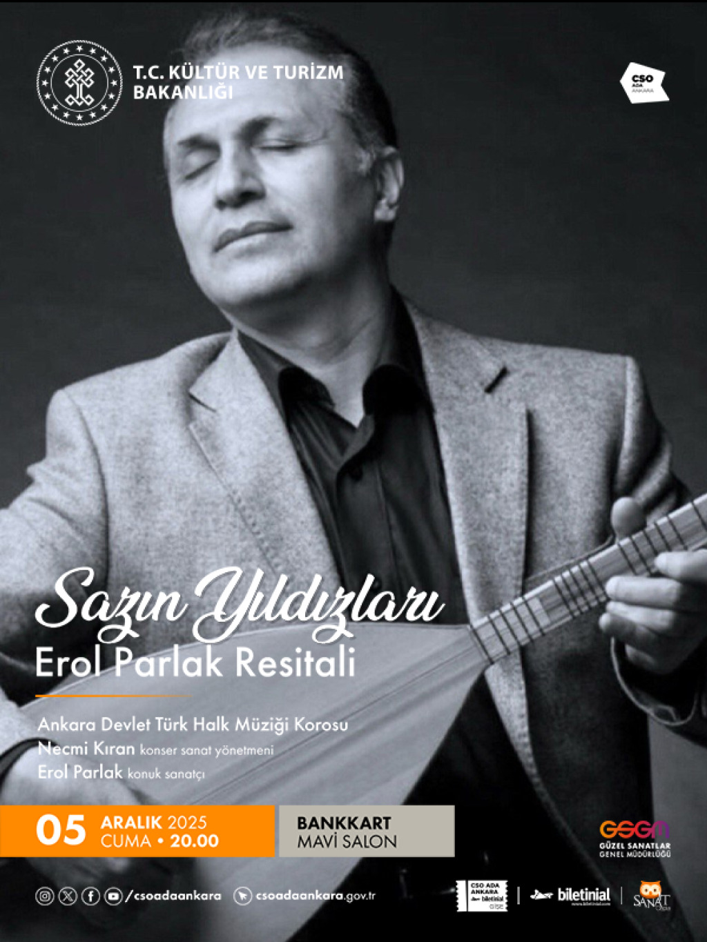 Sazın Yıldızları / Erol Parlak Resitali
