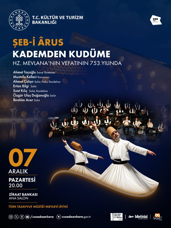 Şeb-i Ârus Hz. Mevlana'nın Vefatının 753. Yılında "Kademden Kudüme"
