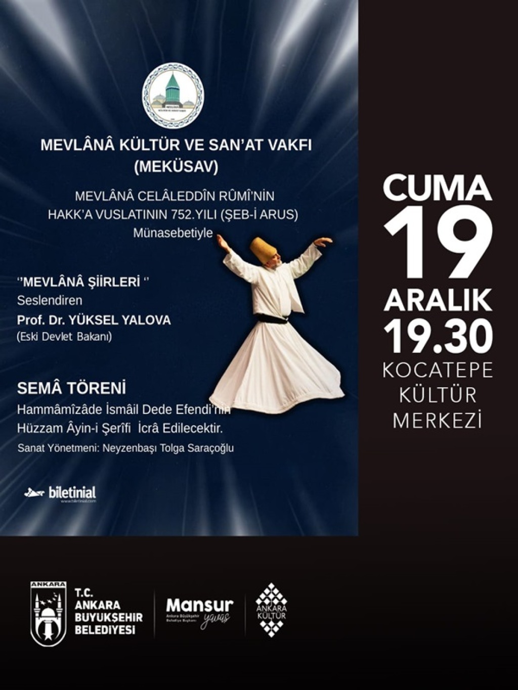 Şeb-i Arus'un 752.Yılı Sema Töreni