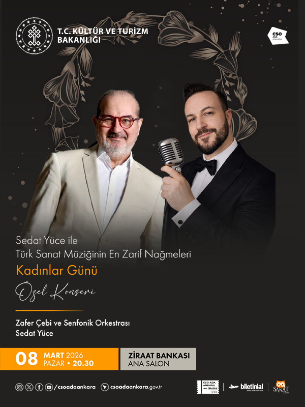 Sedat Yüce İle Türk Sanat Müziğinin En Zarif Nağmeleri – Kadınlar Günü Özel