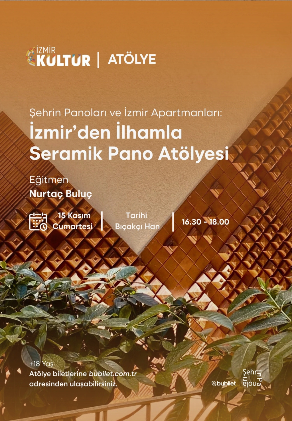 Şehrin Panoları ve İzmir Apartmanları: İzmir'den İlhamla Seramik Pano Atölyesi