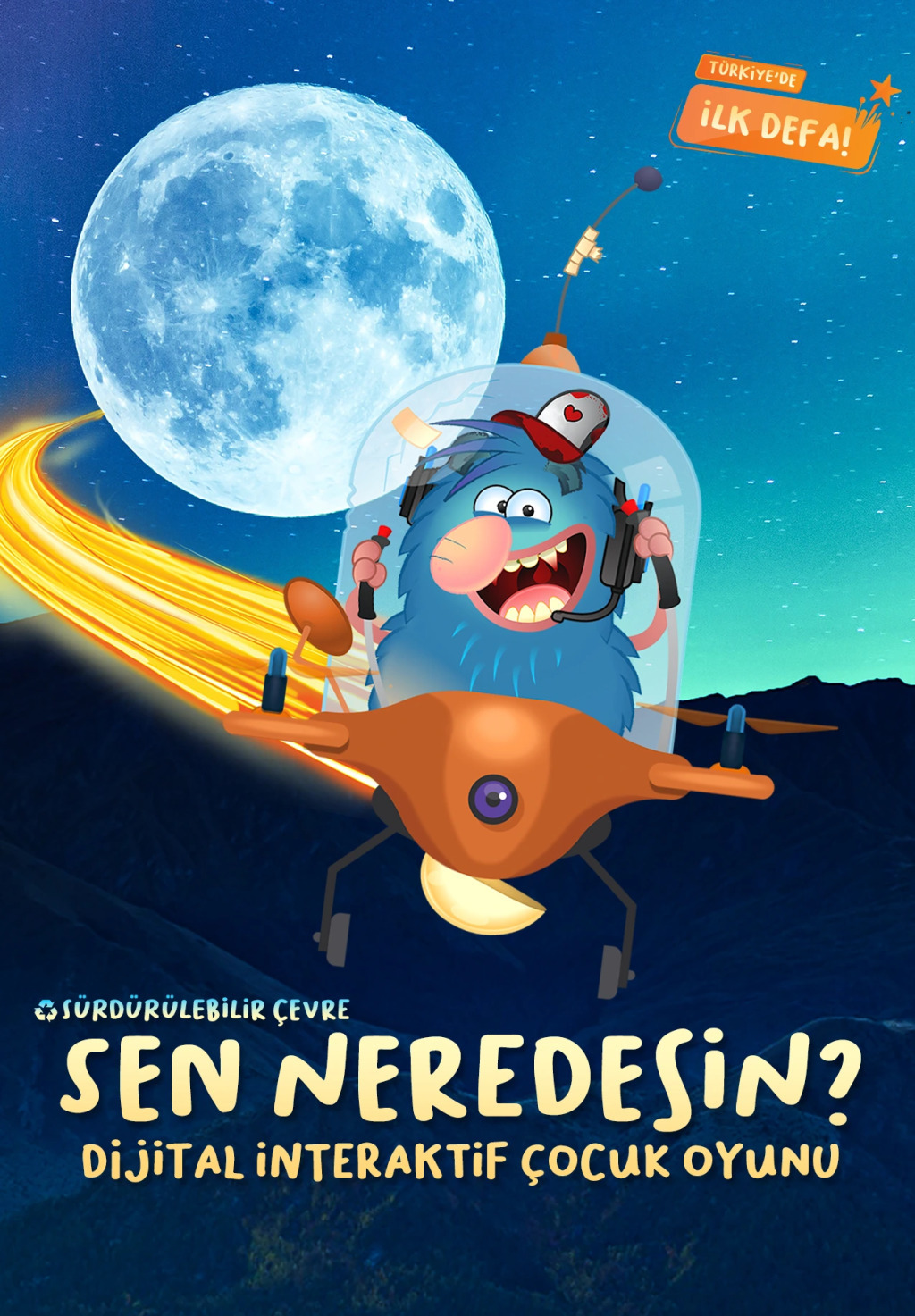 Sen Neredesin Sürdürülebilir Çevre - Dijital İnteraktif Çocuk