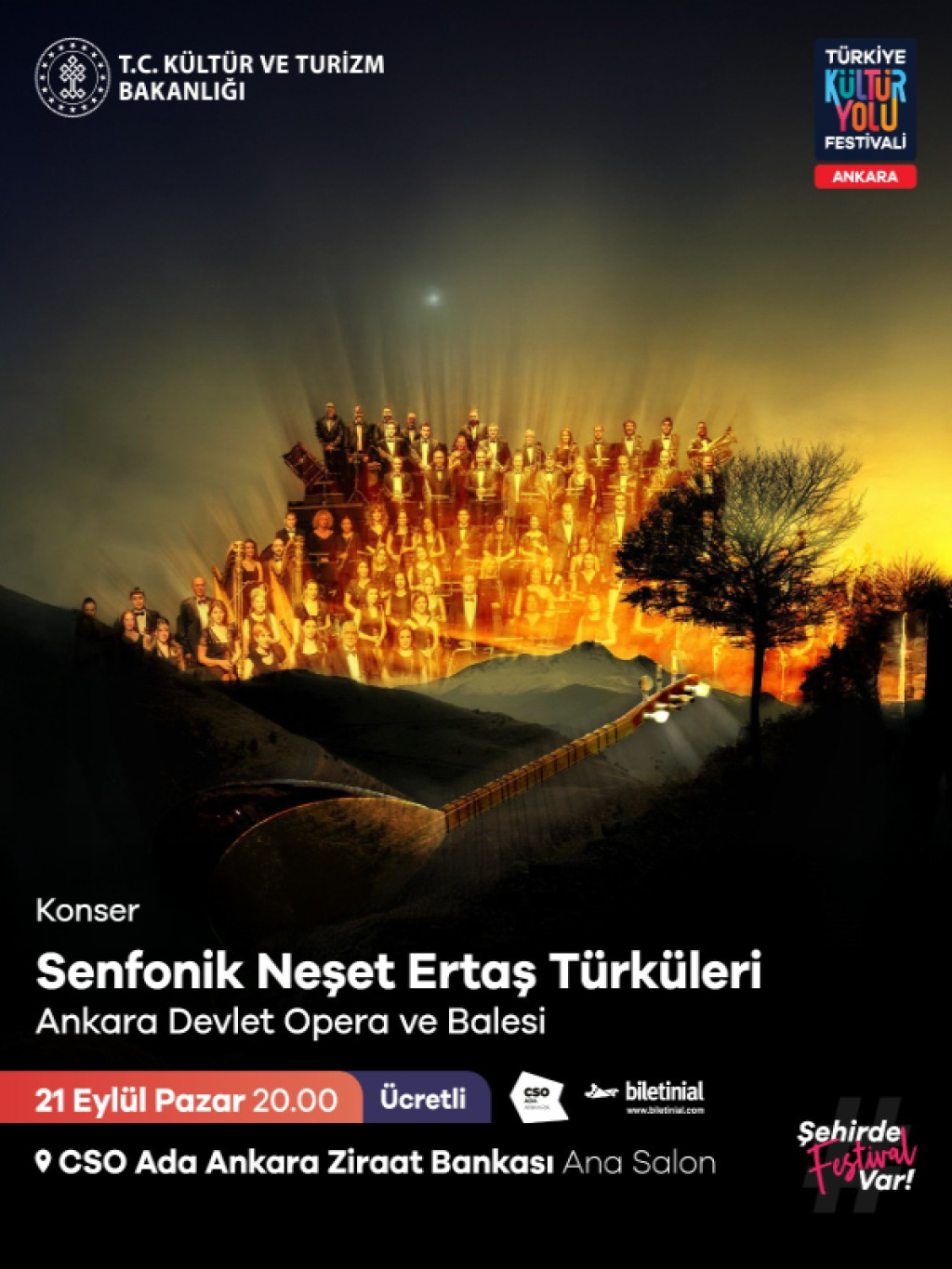 Senfonik Neşet Ertaş Türküleri - Ankara DOB - Ankara Kültür Yolu