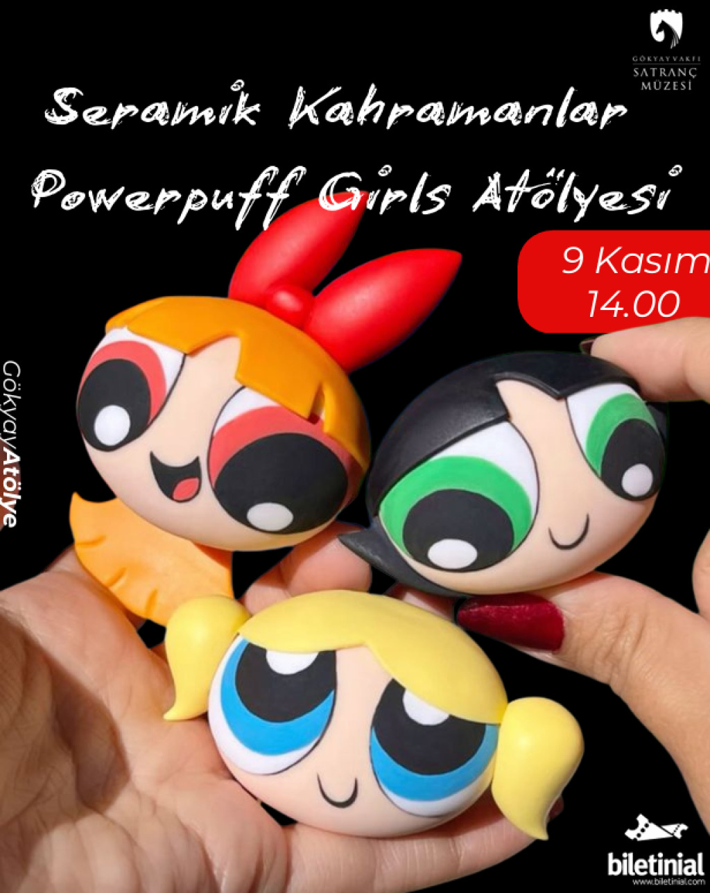 Seramik Kahramanlar: Powerpuff Girls Atölyesi