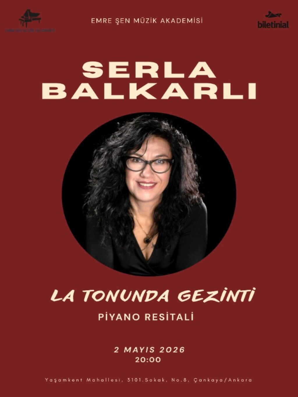 Serla Balkarli - Pi̇yano Resi̇tali̇ "La Tonunda Gezi̇nti̇"